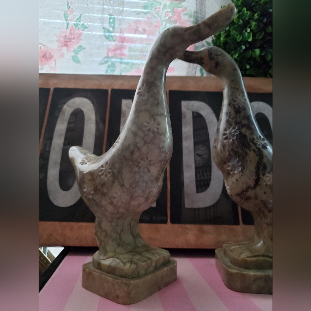 Marble Ducks--Sold - Picture 3 of 5